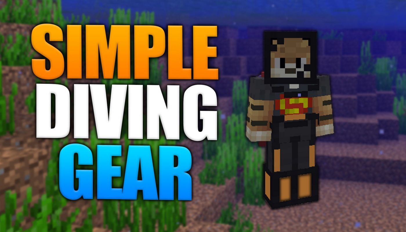 Simple Diving Gear Mod de buceo en Minecraft
