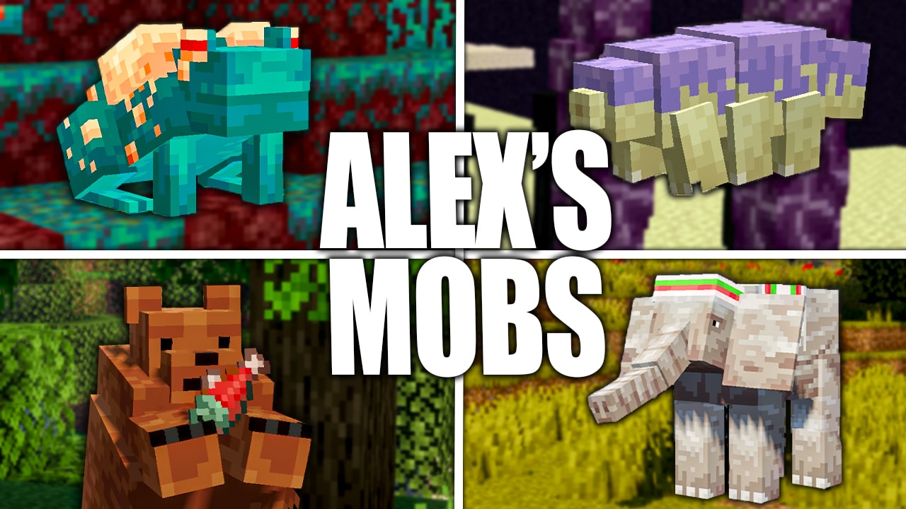 Alex's Mobs mod de Animales